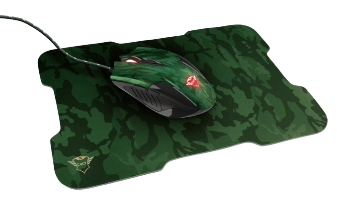 # PROMOO # Kit Mouse 3.200dpi e Mousepad Gamer Trust Gxt 781 Rixa - T23611