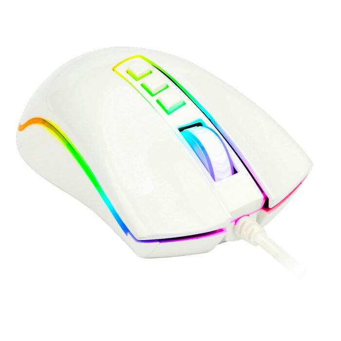 Mouse Gamer Redragon Cobra Lunar White Chroma 10000dpi M711W