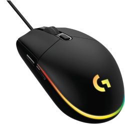 ** OPENBOX ** Mouse Gamer Logitech G203 RGB Lightsync 8000 DPI Preto - 910-005793