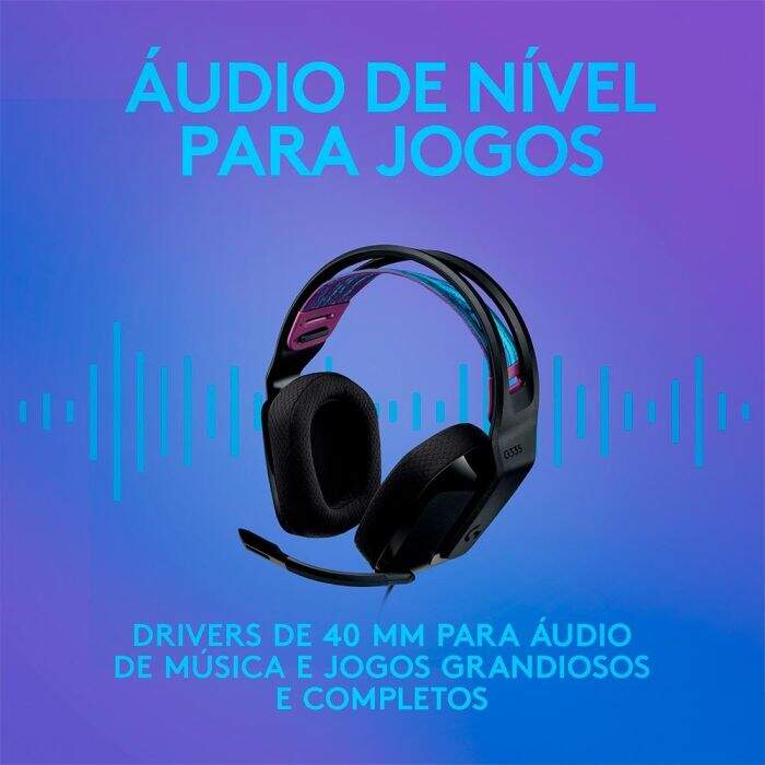 PROMOÇÃO # Fone Gamer Logitech G335 Driver 40mm Preto para  PC/PlayStation/Xbox/Switch/Mobile - 981-000977 - ProGaming Computer