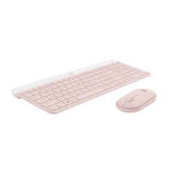 ** OPENBOX ** Teclado e Mouse Logitech MK470 Rose com Design Slim Silencioso Pilhas Inclusas - 920-011313