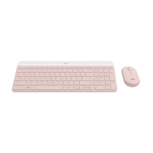 ** OPENBOX ** Teclado e Mouse Logitech MK470 Rose com Design Slim Silencioso Pilhas Inclusas - 920-011313