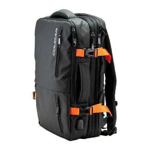 Mochila Gamer Cougar Vanguard Preto e Laranja 35-40L - 3MVANNXB.0001
