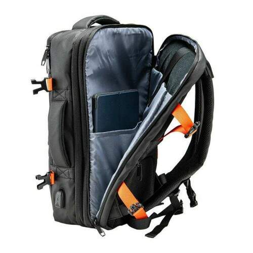 Mochila Gamer Cougar Vanguard Preto e Laranja 35-40L - 3MVANNXB.0001