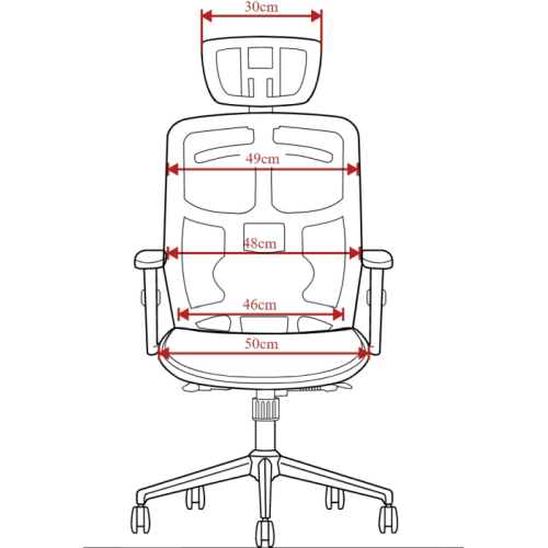 Cadeira Escritrio DT3 Office Diana V2 Grey Cavalleria Series - 14513-4