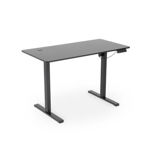 Mesa Ajustvel Eltrica DT3 Office F10 com Tampo Preto 120 x 60 cm