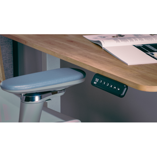 Mesa Ajustvel Eltrica DT3 Office F10 com Tampo OAK 120 x 60 cm