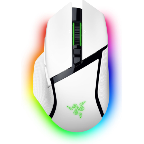 Mouse Sem Fio Gamer Razer Basilisk V3 PRO 35K White Wireless Focus Pro 35K Gen-2