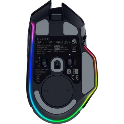 Mouse Sem Fio Gamer Razer Basilisk V3 PRO 35K Black Wireless Focus Pro 35K Gen-2