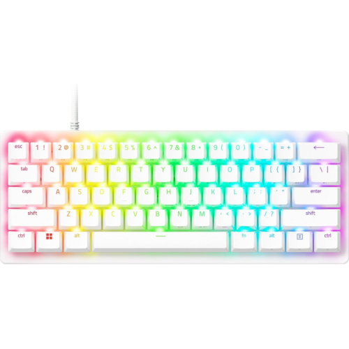Teclado Gamer Razer Huntsman V3 PRO Mini White 60% Edition Switch Razer Analog Optical