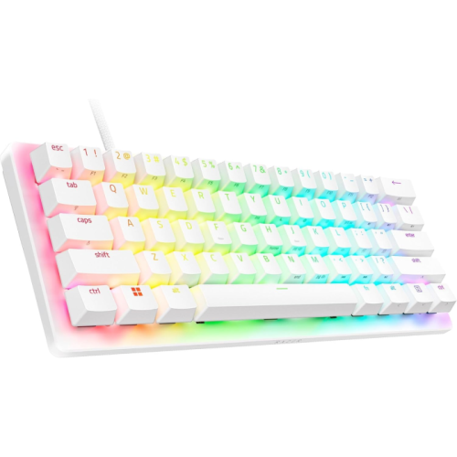 Teclado Gamer Razer Huntsman V3 PRO Mini White 60% Edition Switch Razer Analog Optical