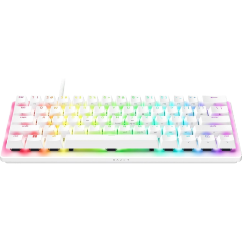Teclado Gamer Razer Huntsman V3 PRO Mini White 60% Edition Switch Razer Analog Optical