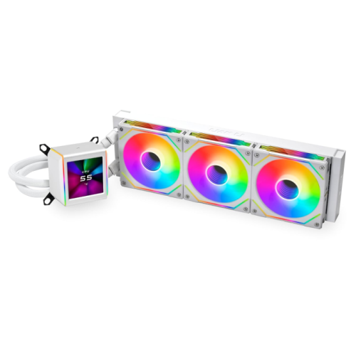 Water Cooler Lian Li GA II LCD SL-INF 360mm RGB Branco - GA2ALCD36INW