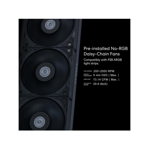 Water Cooler Lian Li Hydroshift LCD 360S Preto 360mm - HSLCD36SB