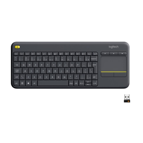 ** OPENBOX ** Teclado Sem Fio Logitech K400 Plus TV com Touchpad Integrado ABNT2 - 920-007125