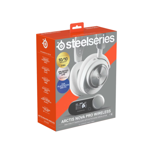Fone Gamer Steelseries Arctis Nova PRO White Wireless - 61524