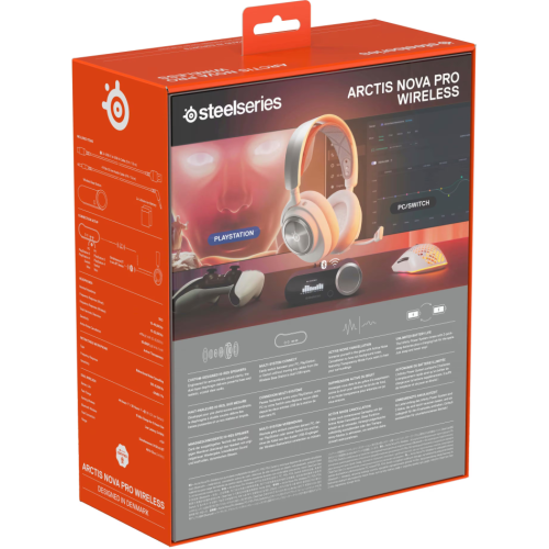 Fone Gamer Steelseries Arctis Nova PRO White Wireless - 61524