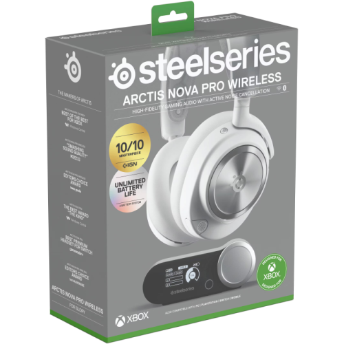 Fone Gamer Steelseries Arctis Nova PRO White XBOX Edition Wireless - 61525
