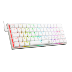 Teclado Mecnico Gamer Redragon Anivia 60% RGB Branco Switch Brown ABNT2