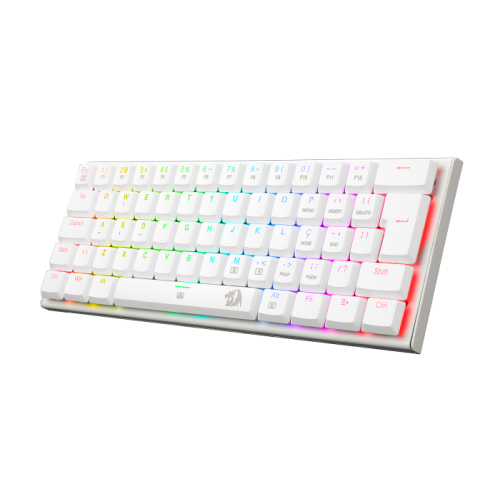 Teclado Mecnico Gamer Redragon Anivia 60% RGB Branco Switch Brown ABNT2
