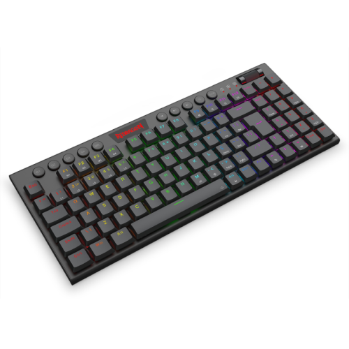 Teclado Mecnico Gamer Redragon YI Preto Switch Brown Low Profile - K625P-KB