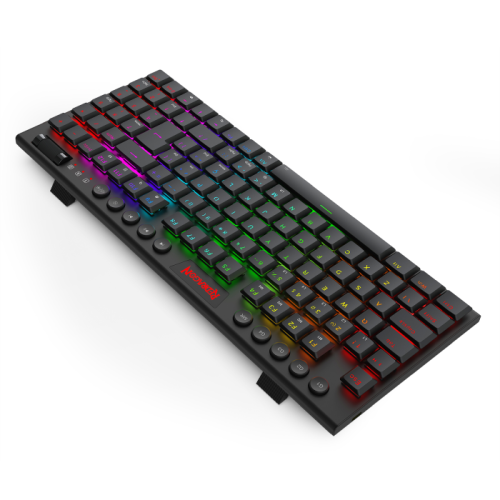 Teclado Mecnico Gamer Redragon YI Preto Switch Brown Low Profile - K625P-KB