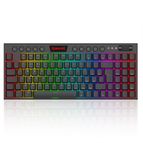 Teclado Mecnico Gamer Redragon YI Preto Switch Brown Low Profile - K625P-KB
