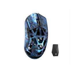 Mouse Sem Fio Gamer WLMouse Beast X Max Limited Edition 45g 8K Hz Omron Optical - Tempered Solid Side