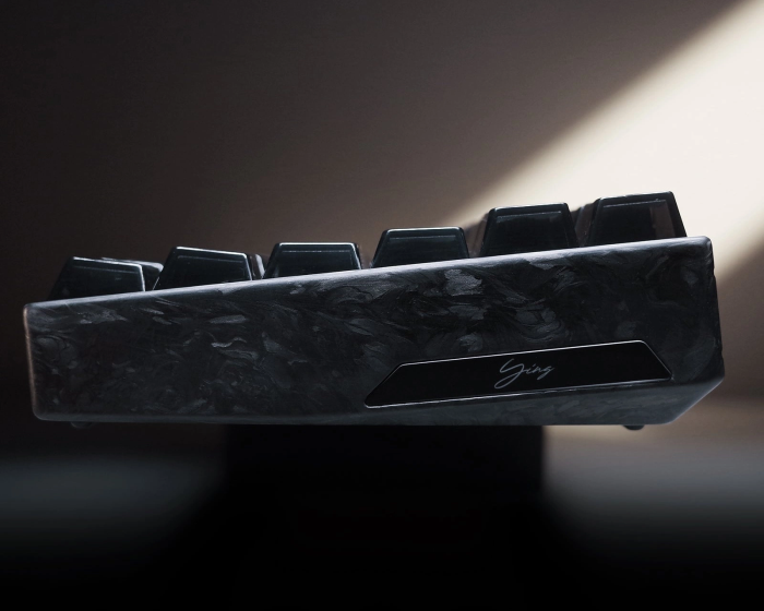 Teclado Gamer Magnético WLMouse Ying75 Black Forged Carbon Fiber