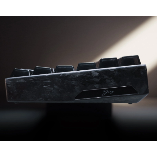 Teclado Gamer Magnético WLMouse Ying75 Black Forged Carbon Fiber