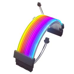 Cabo Extenso para Fontes Redragon 24 Pinos ATX ARGB para Placas Me - RD-GCP06