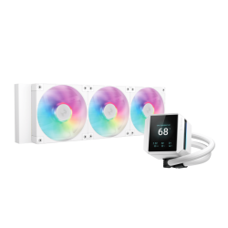 WaterCooler DeepCool Mystique LX360 com Display LCD 360mm ARGB Branco - R-LX360-WHDSNMCP-G-1