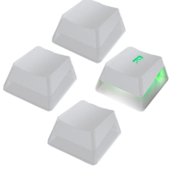 Kit de Teclas Razer Upgrade Set Phantom Keycaps White para Mecnicos e pticos