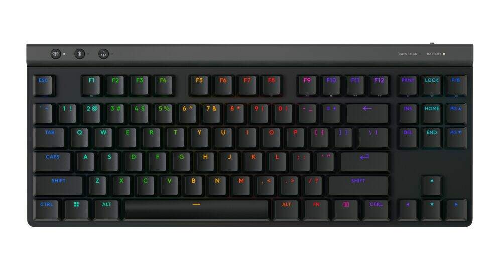 Teclado Sem Fio Mecânico Logitech G515 TKL RGB Lightspeed