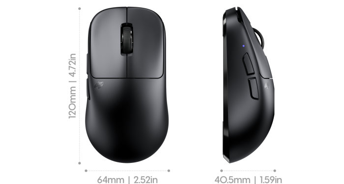 Mouse Gamer Pulsar TenZ Signature Edition 8K Wireless Black - 47g