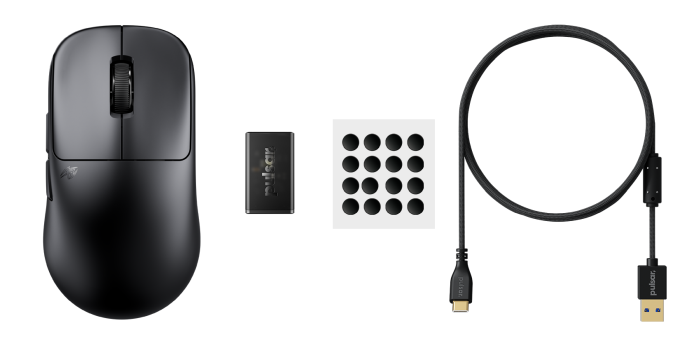 Mouse Gamer Pulsar TenZ Signature Edition 8K Wireless Black - 47g