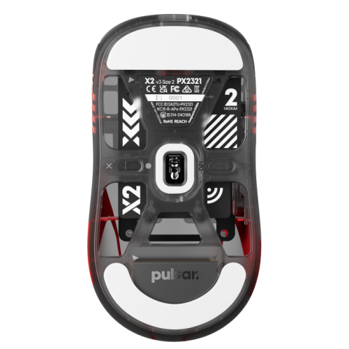 Mouse Gamer Pulsar X2V3 T1 Limited Edition Medio Wireless 52g