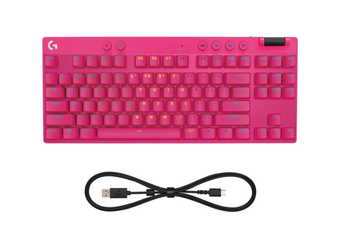 Teclado Gamer Logitech G PRO X TKL RAPID Switches Magnético