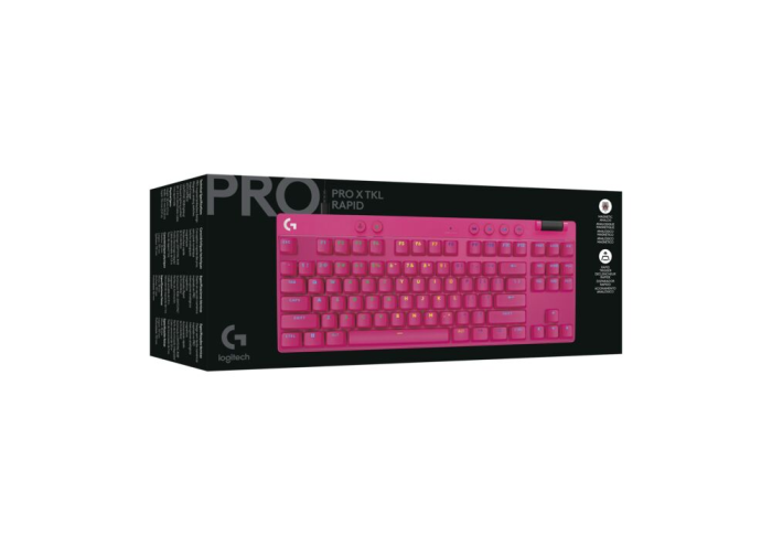 Teclado Gamer Logitech G PRO X TKL RAPID Switches Magnético