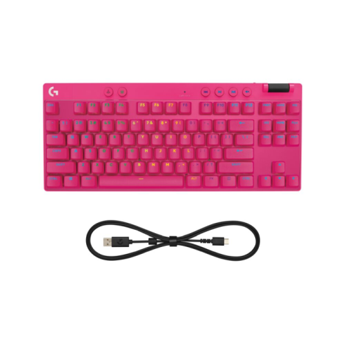 Teclado Gamer Logitech G PRO X TKL RAPID Switches Magnético