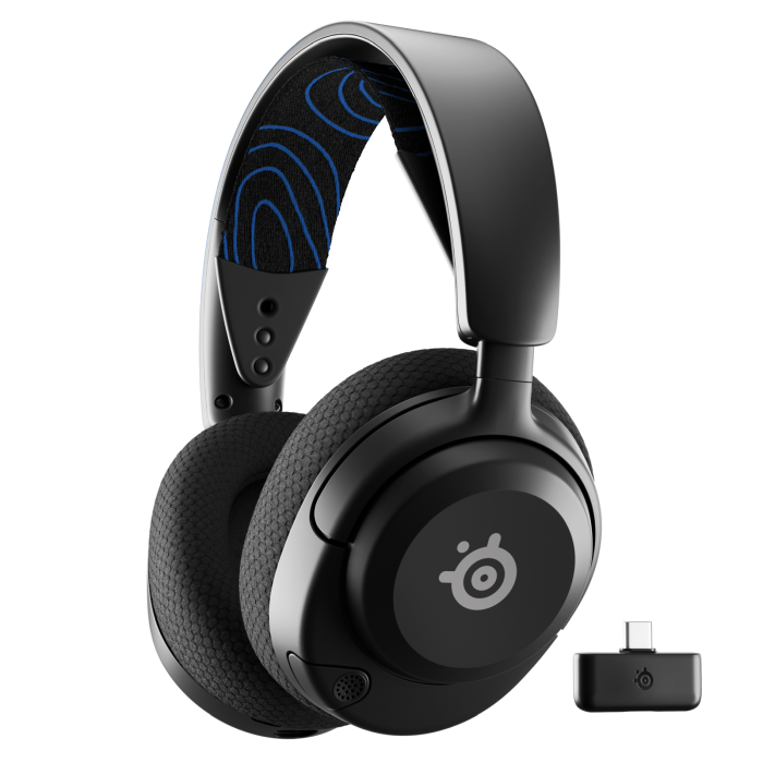 Fone Gamer Steelseries Arctis Nova 5P Black Wireless para PC e