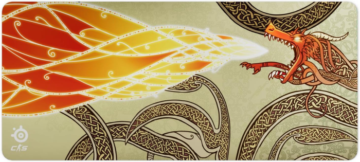 PROMOÇÃO # MousePad Gamer SteelSeries QcK XXL CS2 Dragon Lore