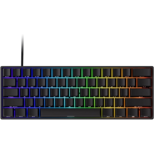 Teclado Magnético Akko x Monsgeek FUN60 Pro SP Preto 8K Com Fio