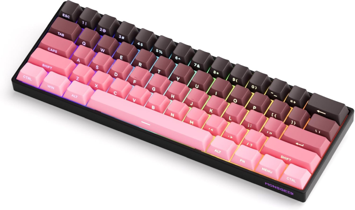 Teclado Magnético Akko x Monsgeek FUN60 Pro SP Black & Pink