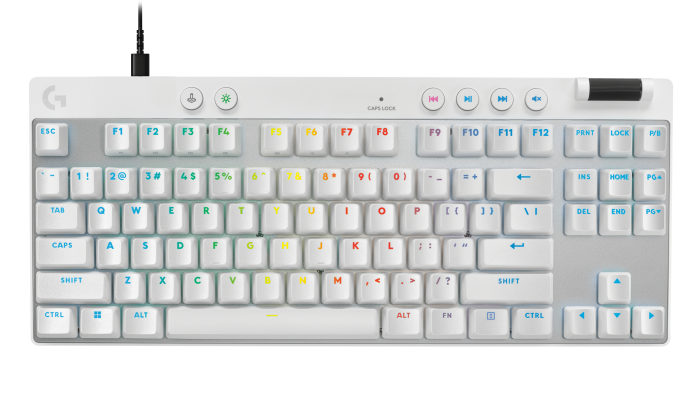 Teclado Gamer Logitech G PRO X TKL RAPID Switches Magnético