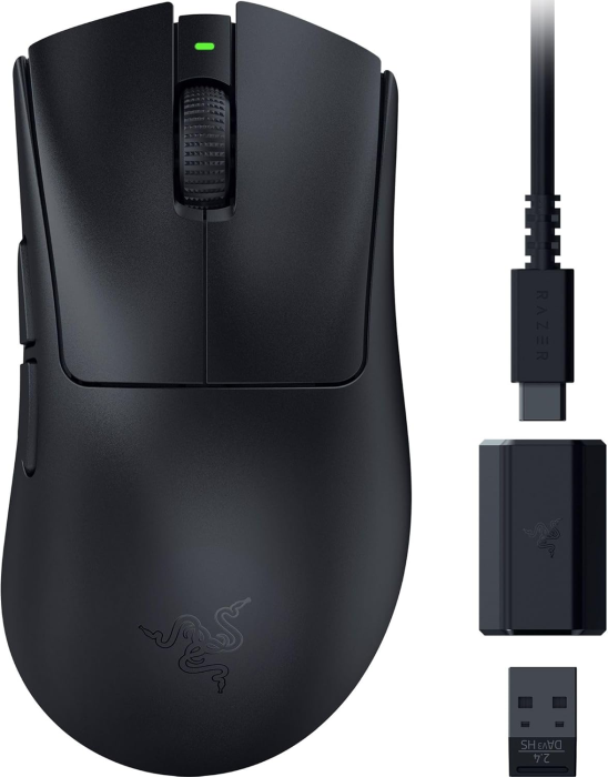 Mouse Sem Fio Gamer Razer Basilisk V3 PRO 35K Black Wireless Focus
