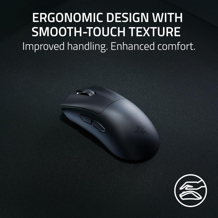 Mouse Sem Fio Gamer Razer Deathadder V3 HyperSpeed 55g Focus 26K