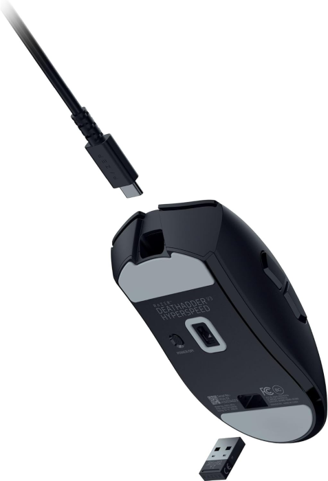 Mouse Sem Fio Gamer Razer Deathadder V3 HyperSpeed 55g Focus 26K