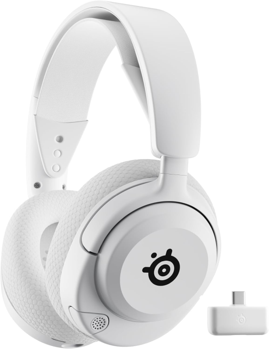 Fone Gamer Steelseries Arctis Nova 5P White Wireless para PC e