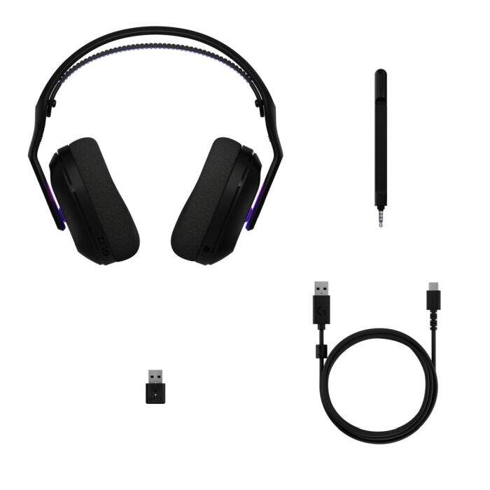 Fone Gamer Sem Fio Logitech G522 Lightspeed RGB com Bluetooth e